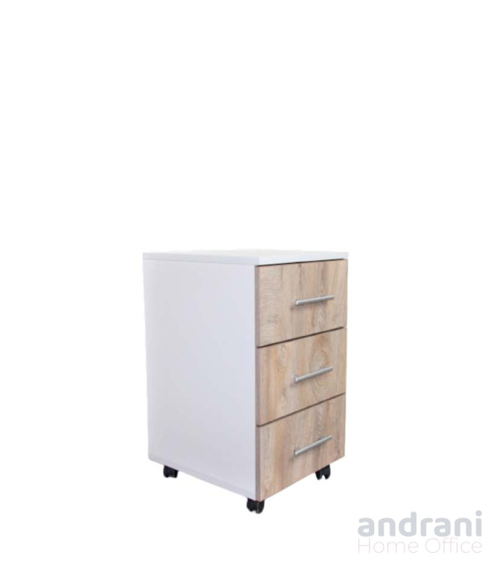Cassettiera da ufficio con 3 cassetti